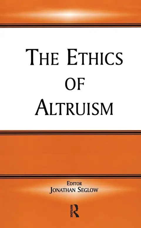 Cover of The Ethics of Altruism