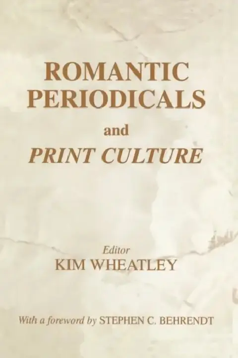 Cover of Romantic Periodicals and Print Culture
