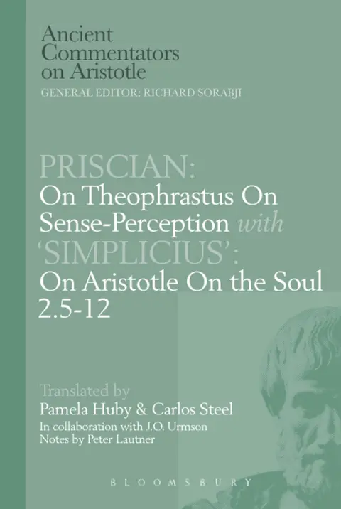 Cover of On Theophrastus on Perception