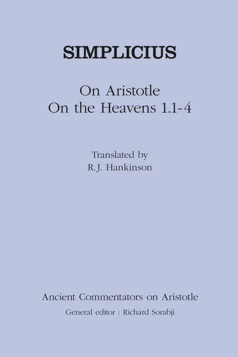 Cover of On Aristotle