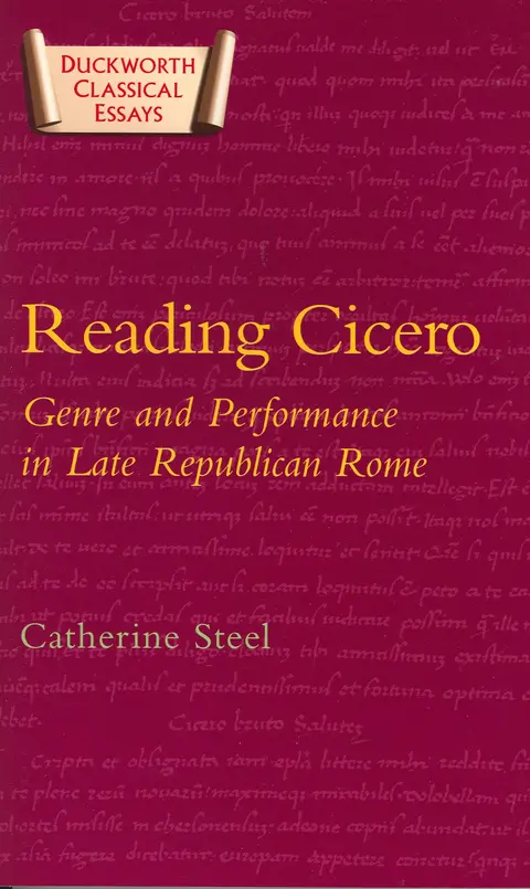 Cover of Reading Cicero