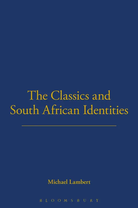 Cover of The Classics and South African Identities