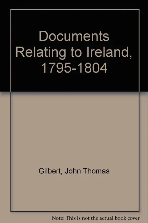 Cover of Documents Relating to Ireland, 1795-1804