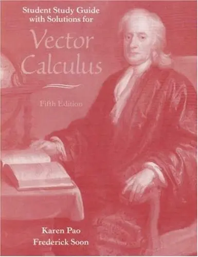 Cover of Student Study Guide with Solutions for "Vector Calculus"