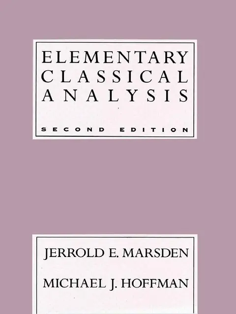 Cover of Elementary Classical Analysis