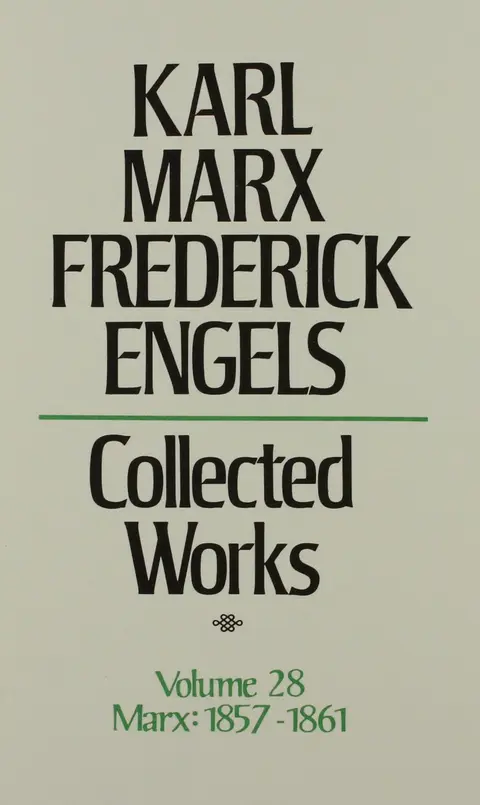 Cover of Karl Marx Frederick Engels