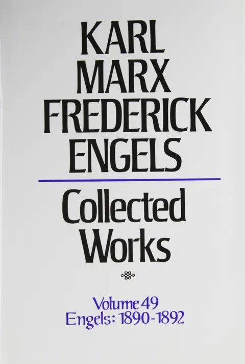 Cover of Karl Marx, Frederick Engels