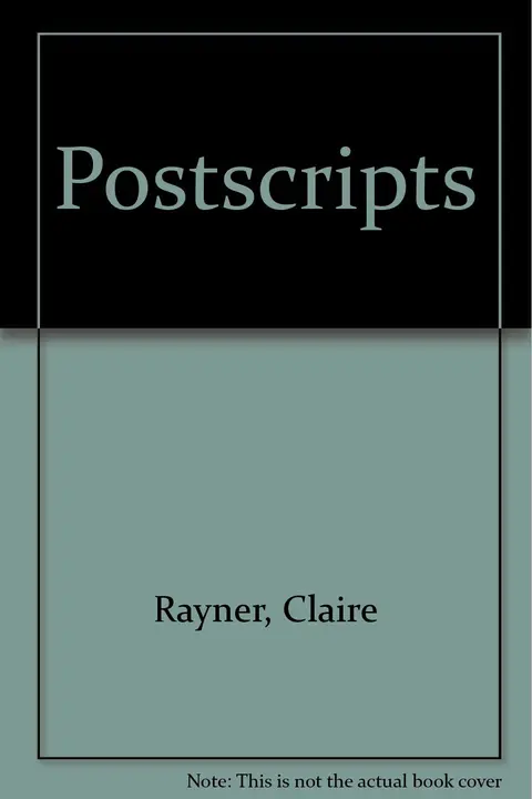 Cover of Postscripts