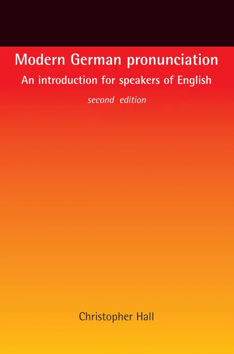 Cover of Modern German Pronunciation