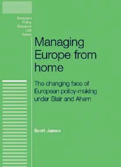 Cover of Managing Europe from Home