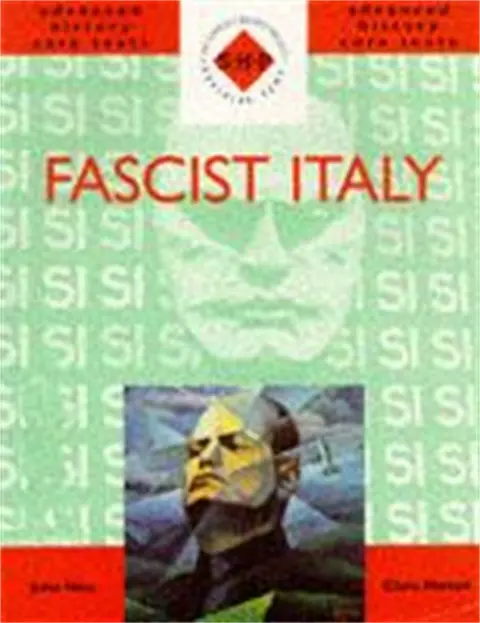 Cover of Fascist Italy