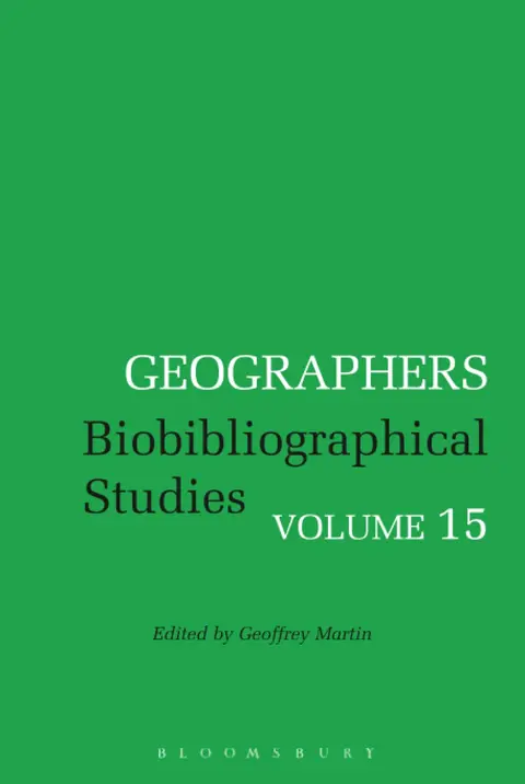 Cover of Geographers