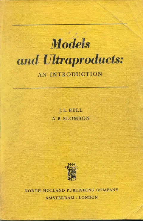 Cover of Models and ultraproducts