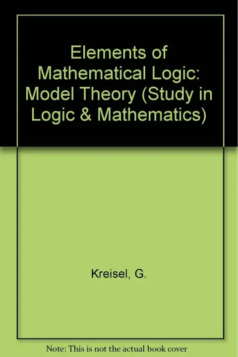 Cover of Elements of Mathematical Logic