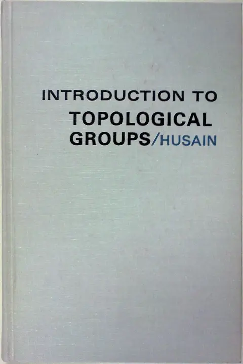 Cover of Introduction to Topological Groups