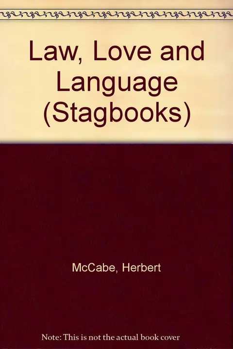 Cover of Law, Love and Language