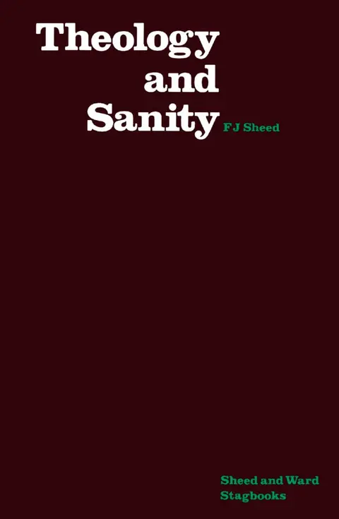 Cover of Theology and Sanity