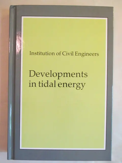 Cover of Developments in tidal energy