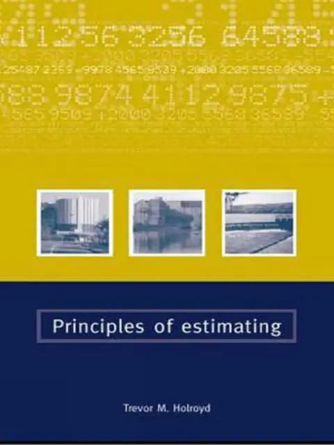 Cover of Principles of Estimating
