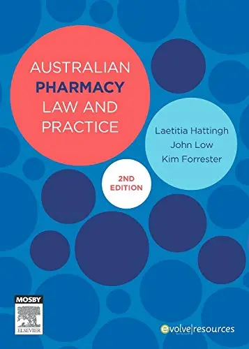 Cover of Australian Pharmacy Law and Practice