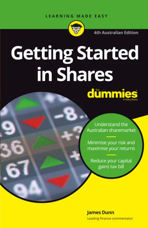 Cover of Getting Started in Shares for Dummies