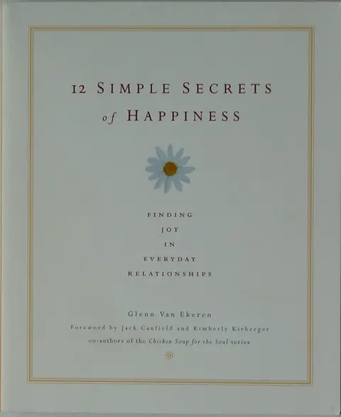 Cover of 12 Simple Secrets of Happiness