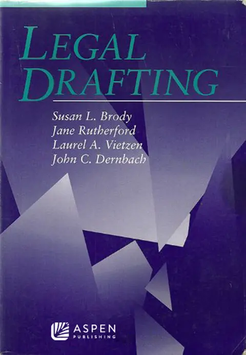 Cover of Legal Drafting