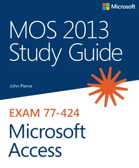 Cover of MOS 2013 Study Guide for Microsoft Access