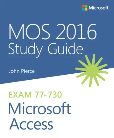 Cover of Mos 2016 Study Guide for Microsoft Access