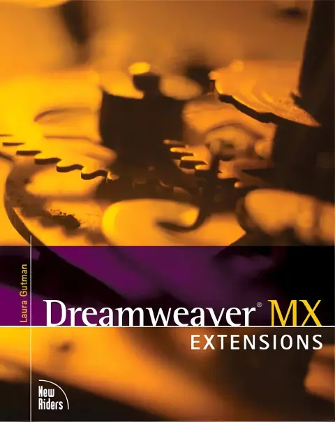 Cover of Dreamweaver MX Extensions