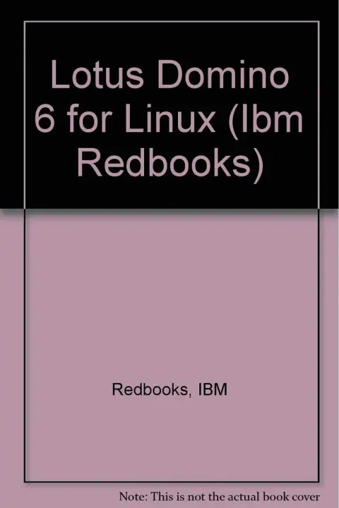 Cover of Lotus Domino 6 for Linux
