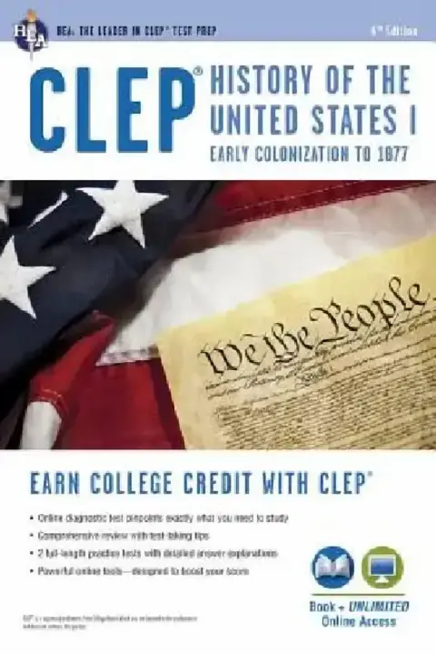 Cover of Clep(r) History of the U.S. I Book + Online