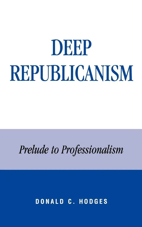 Cover of Deep Republicanism