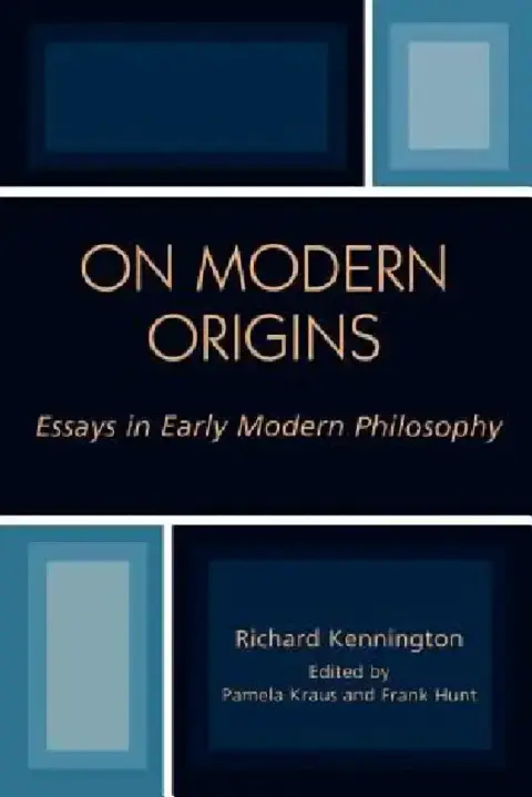 Cover of On Modern Origins