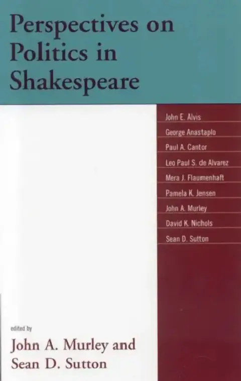 Cover of Perspectives on Politics in Shakespeare