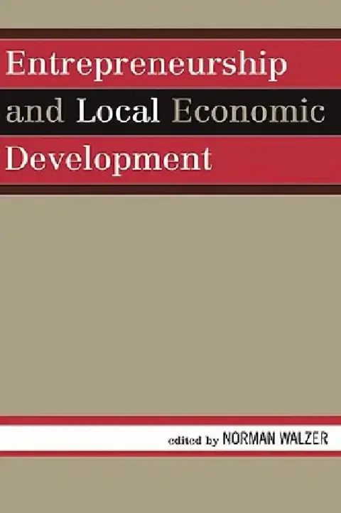 Cover of Entrepreneurship and Local Economic Development