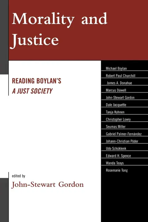 Cover of Morality and Justice
