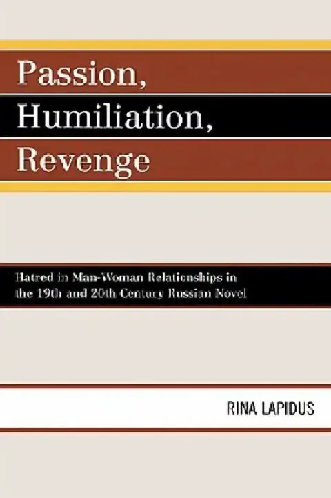 Cover of Passion, Humiliation, Revenge