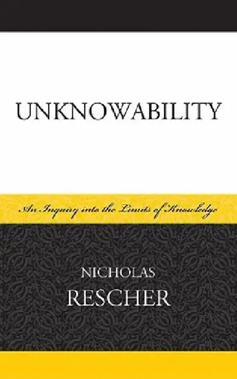 Cover of Unknowability