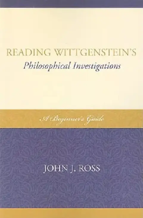 Cover of Reading Wittgenstein's Philosophical Investigations