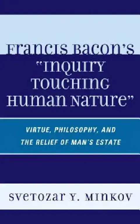 Cover of Francis Bacon's Inquiry Touching Human Nature
