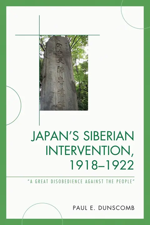 Cover of Japan's Siberian Intervention, 1918-1922