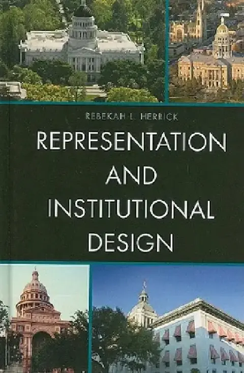 Cover of Representation and Institutional Design