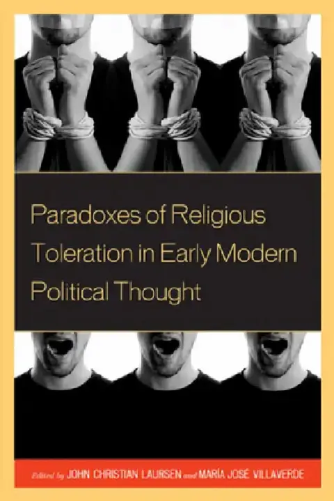 Cover of Paradoxes of Religious Toleration in Early Modern Political Thought