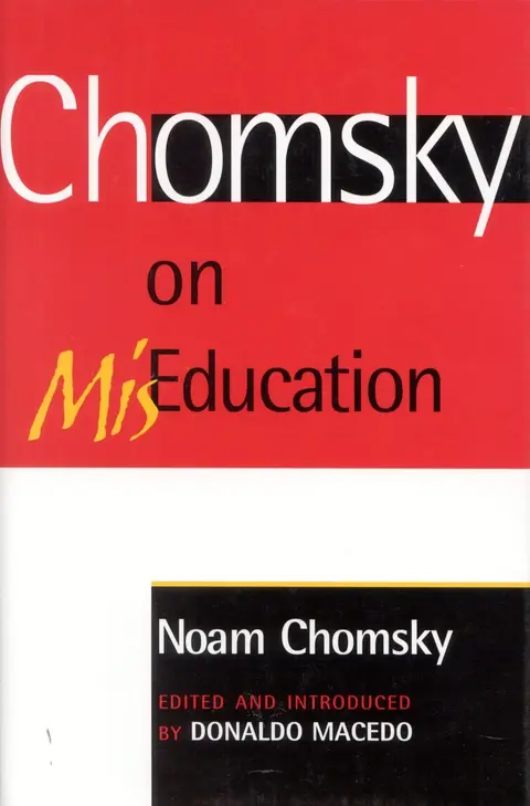Cover of Chomsky on Mis-Education