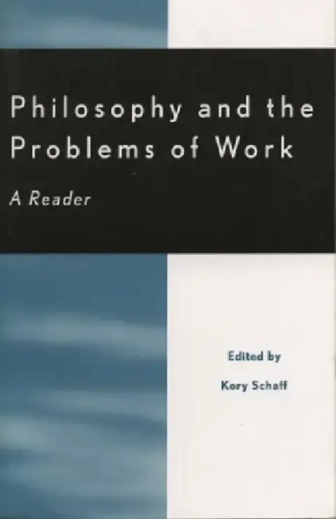 Cover of Philosophy and the Problems of Work