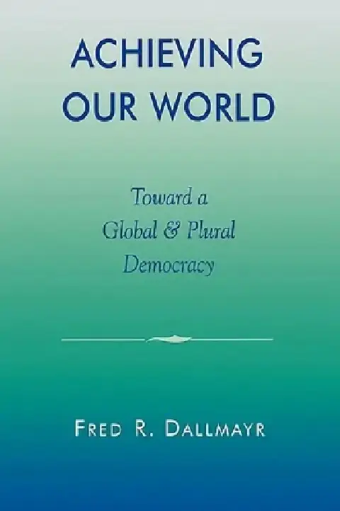 Cover of Achieving Our World