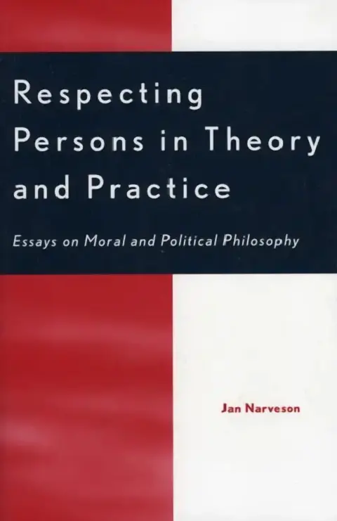 Cover of Respecting Persons in Theory and Practice