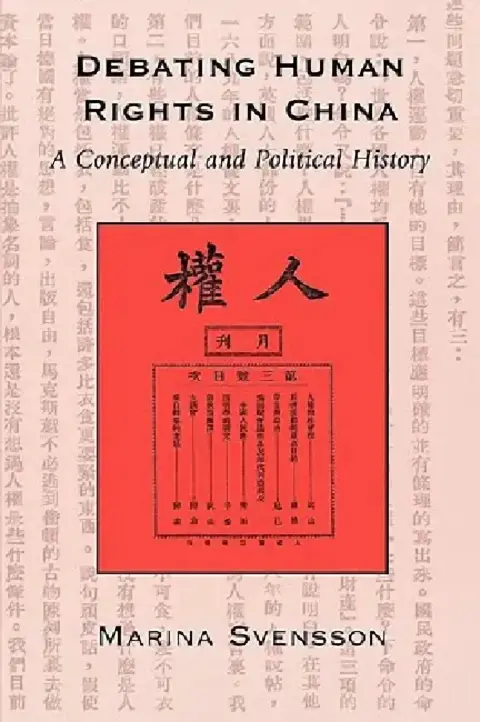 Cover of Debating Human Rights in China