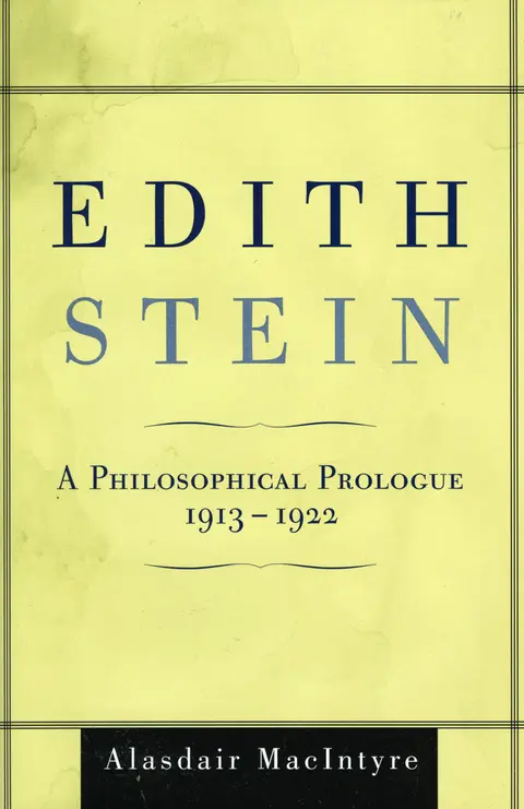 Cover of Edith Stein